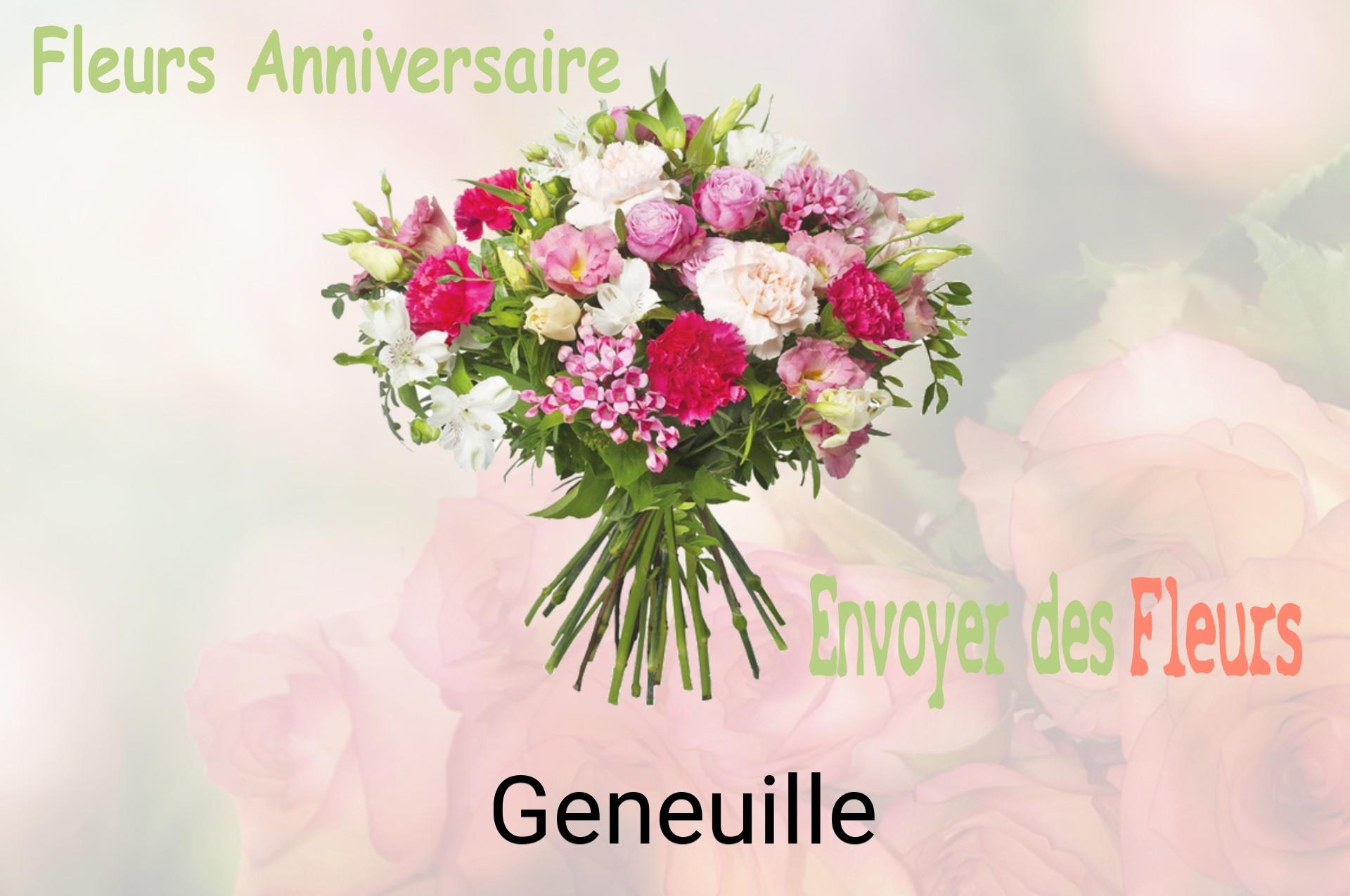 Bouquet de fleurs d’anniversaire livré à Geneuille